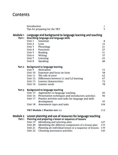 Melanie Williams: The TKT Course Modules 1, 2 and 3