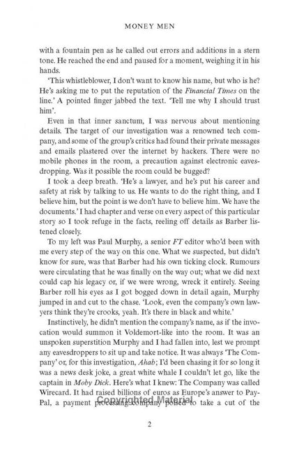 Dan McCrum: Money Men. A Hot Startup, A Billion Dollar Fraud, A Fight for the Truth