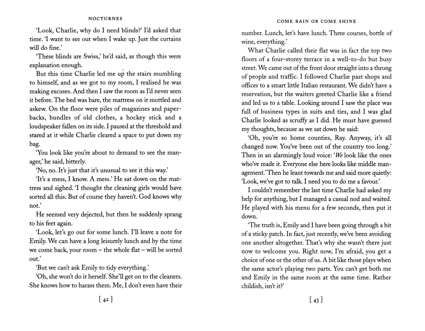 Kazuo Ishiguro: Nocturnes