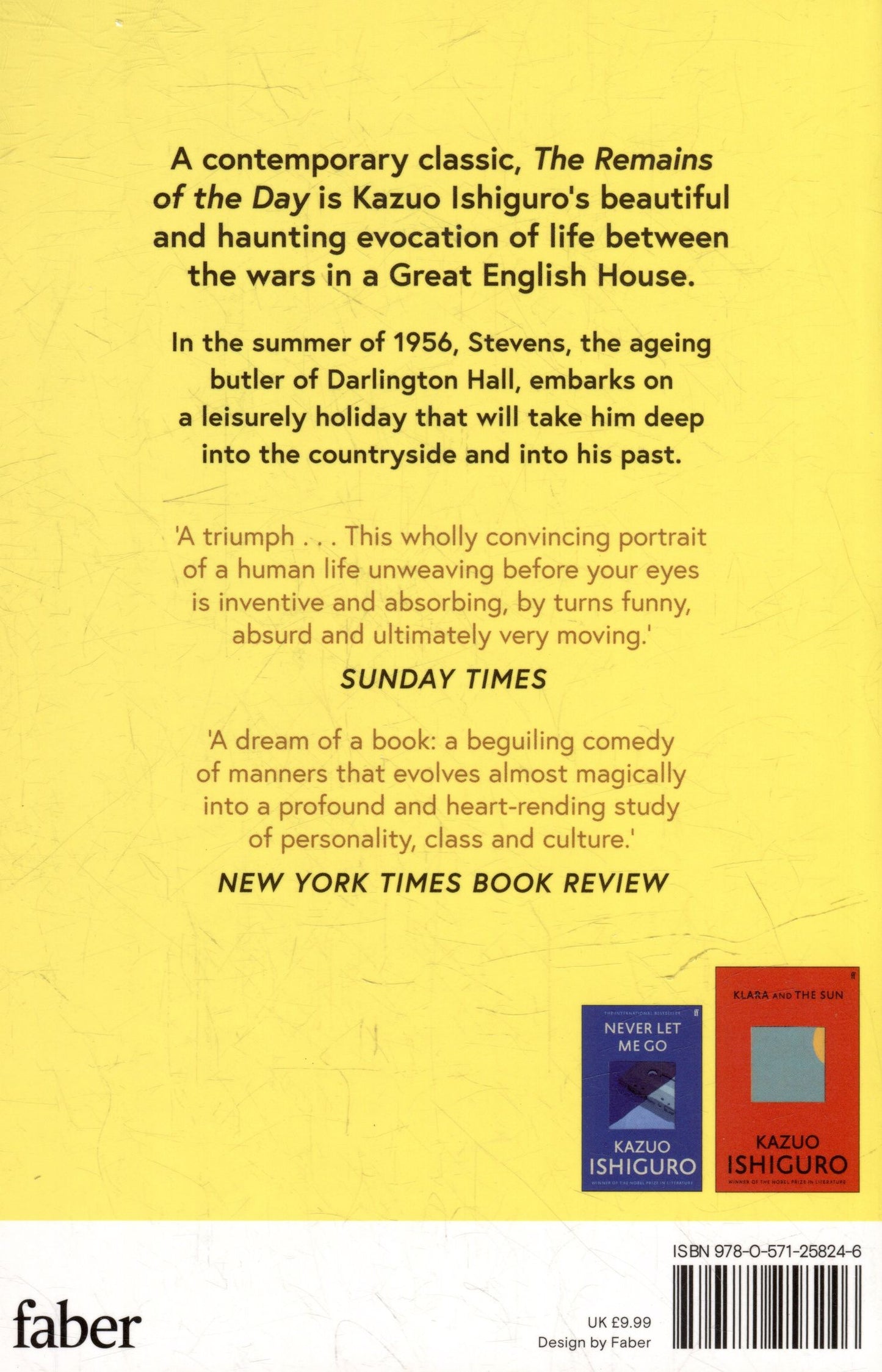 Kazuo Ishiguro: The Remains of the Day