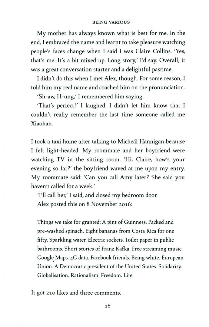 Lisa McInerney: Being Various. New Irish Short Stories
