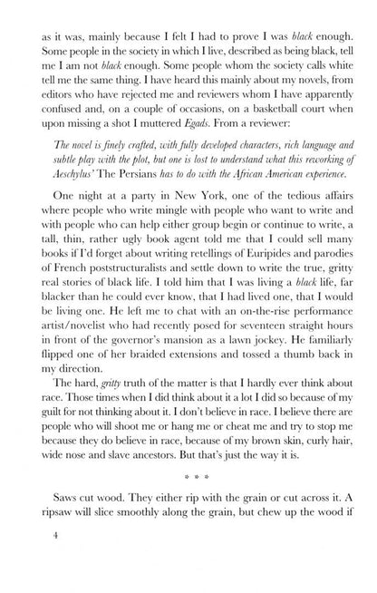 Percival Everett: Erasure