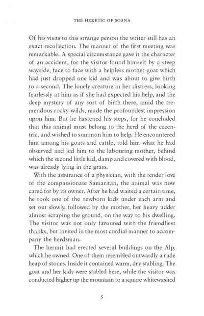 Gerhart Hauptmann: The Heretic of Soana