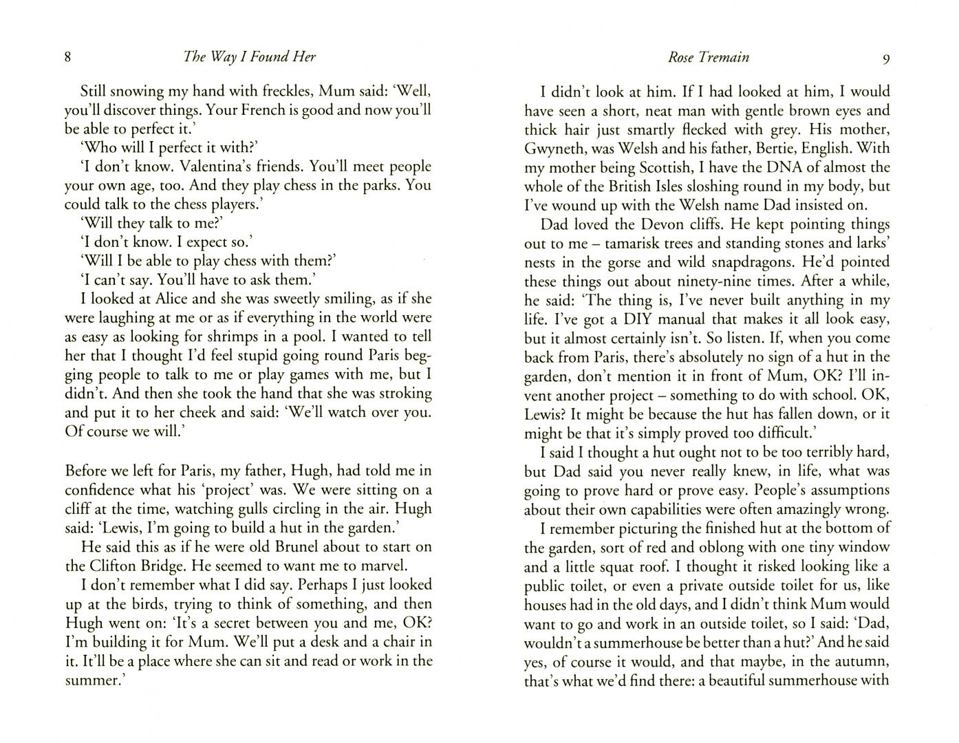 Rose Tremain: The Way I Found Her