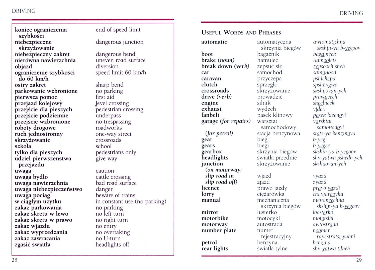 Polish Phrase Book