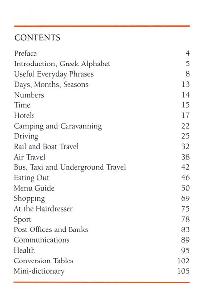Greek Phrase Book