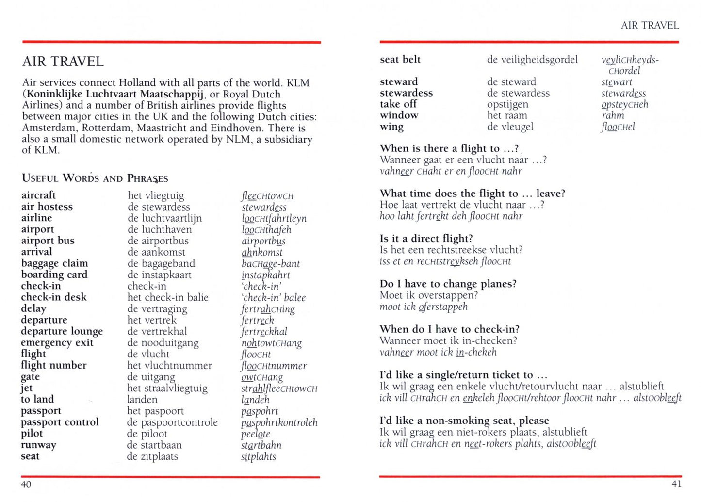 Dutch Phrase Book