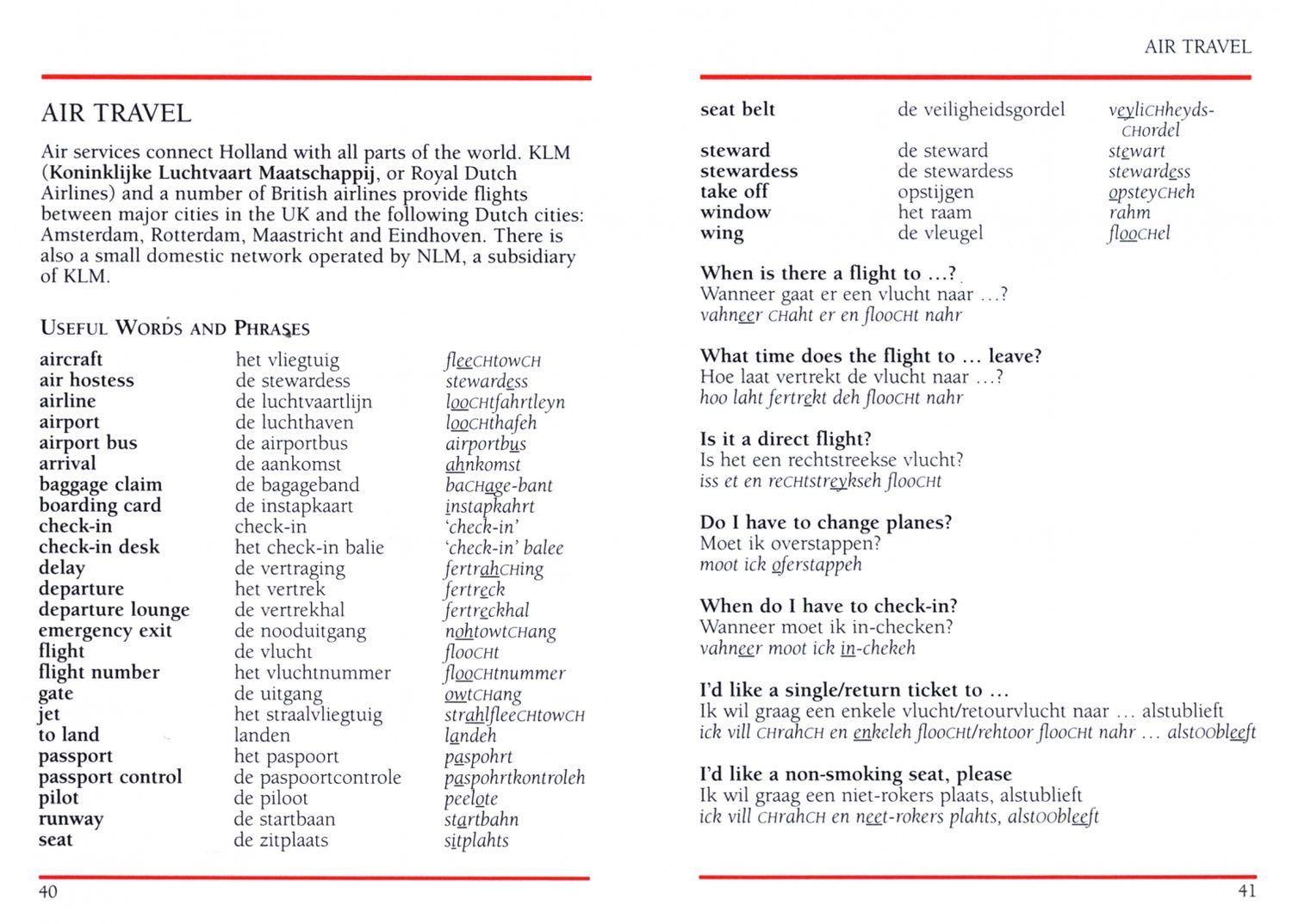 Dutch Phrase Book