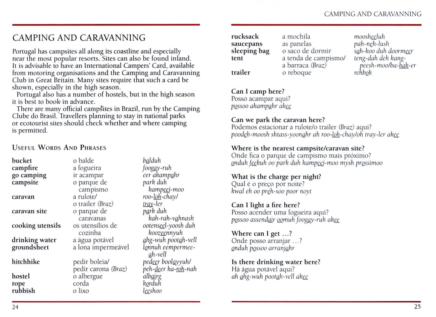 Portuguese Phrase Book