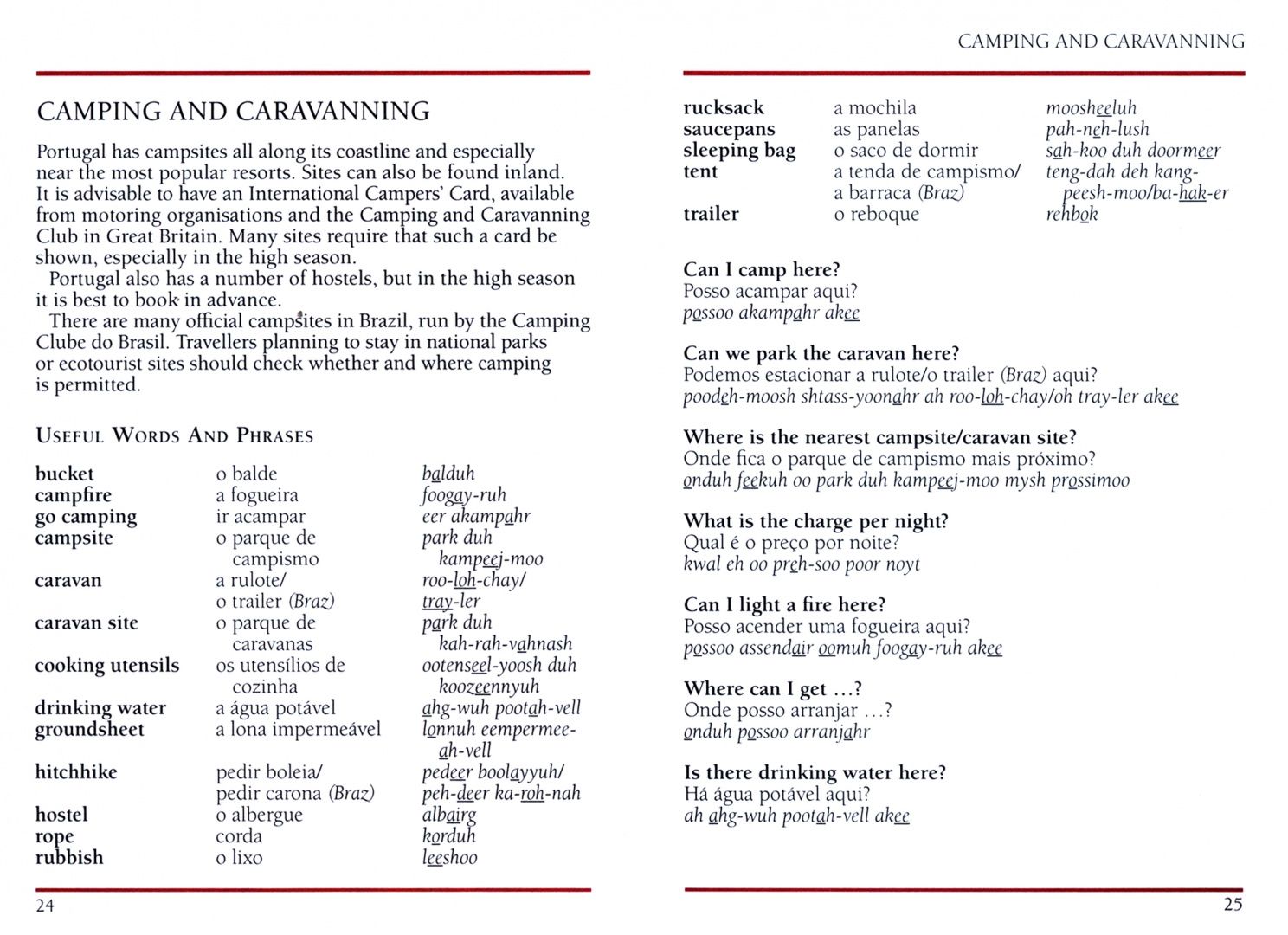 Portuguese Phrase Book