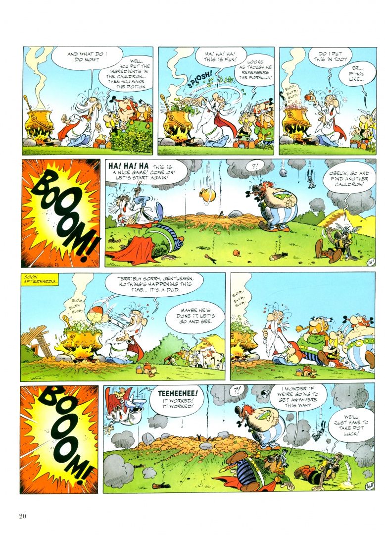 Rene Goscinny: Asterix and The Big Fight. Комикс