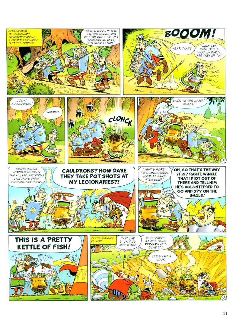 Rene Goscinny: Asterix and The Big Fight. Комикс