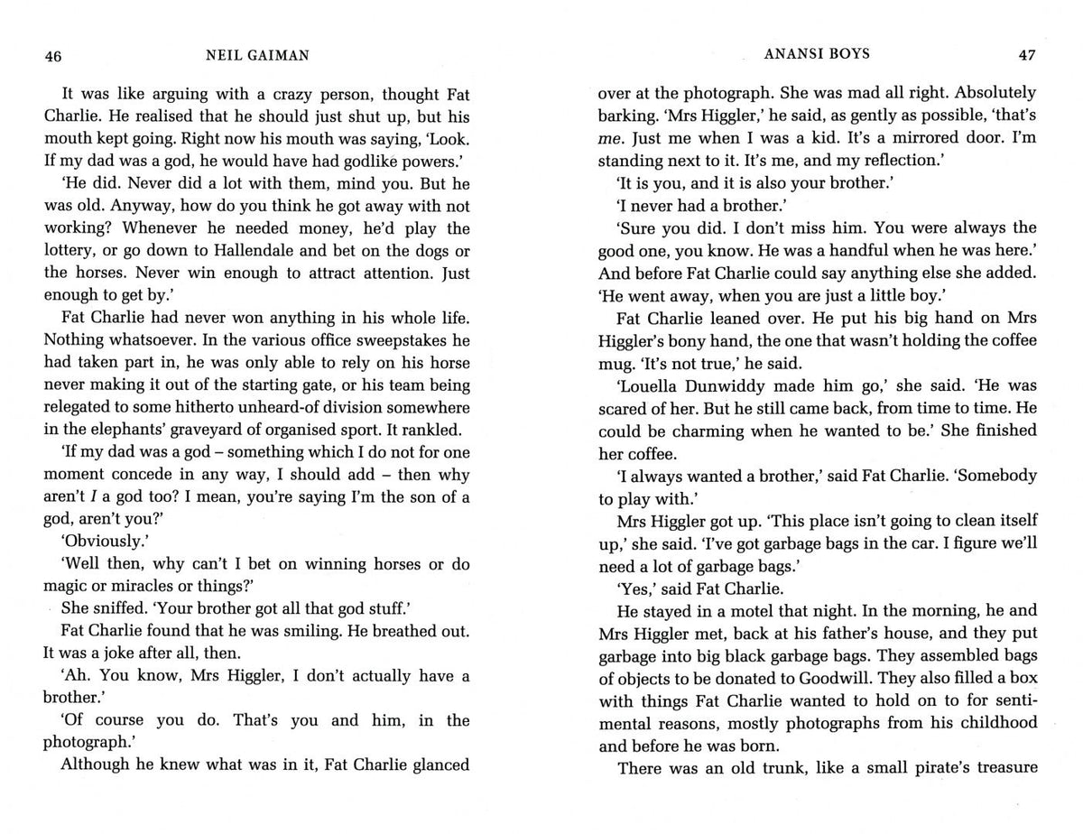 Neil Gaiman: Anansi Boys