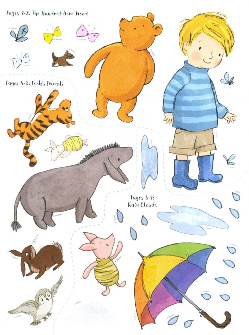 Winnie-the-Pooh Sticker Scenes. With lots of fun stickers!