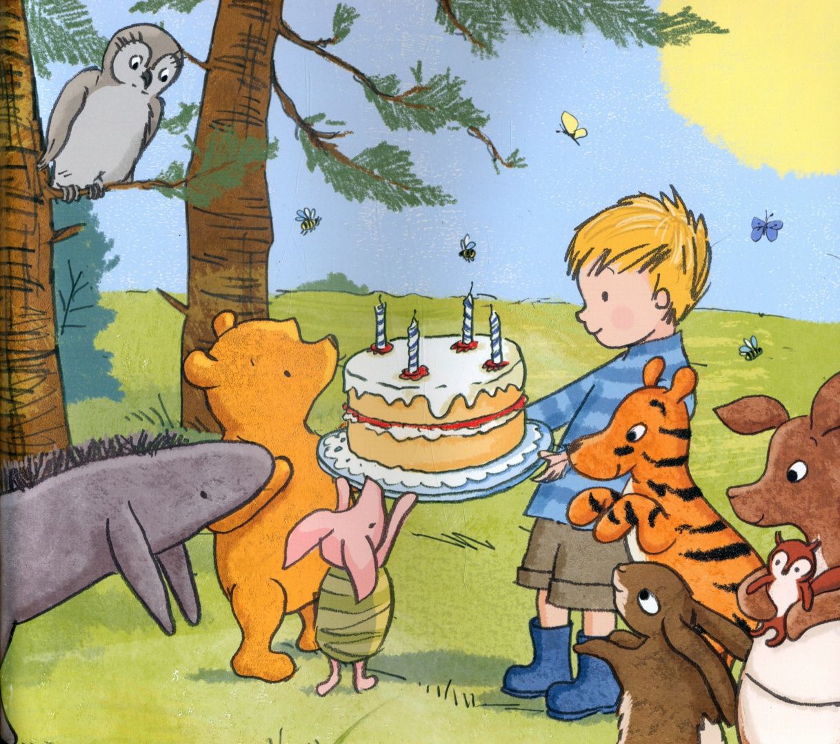 Winnie-the-Pooh. Happy Birthday to You!