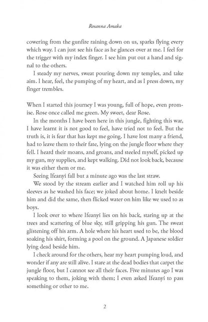 Rosanna Amaka: Rose and the Burma Sky