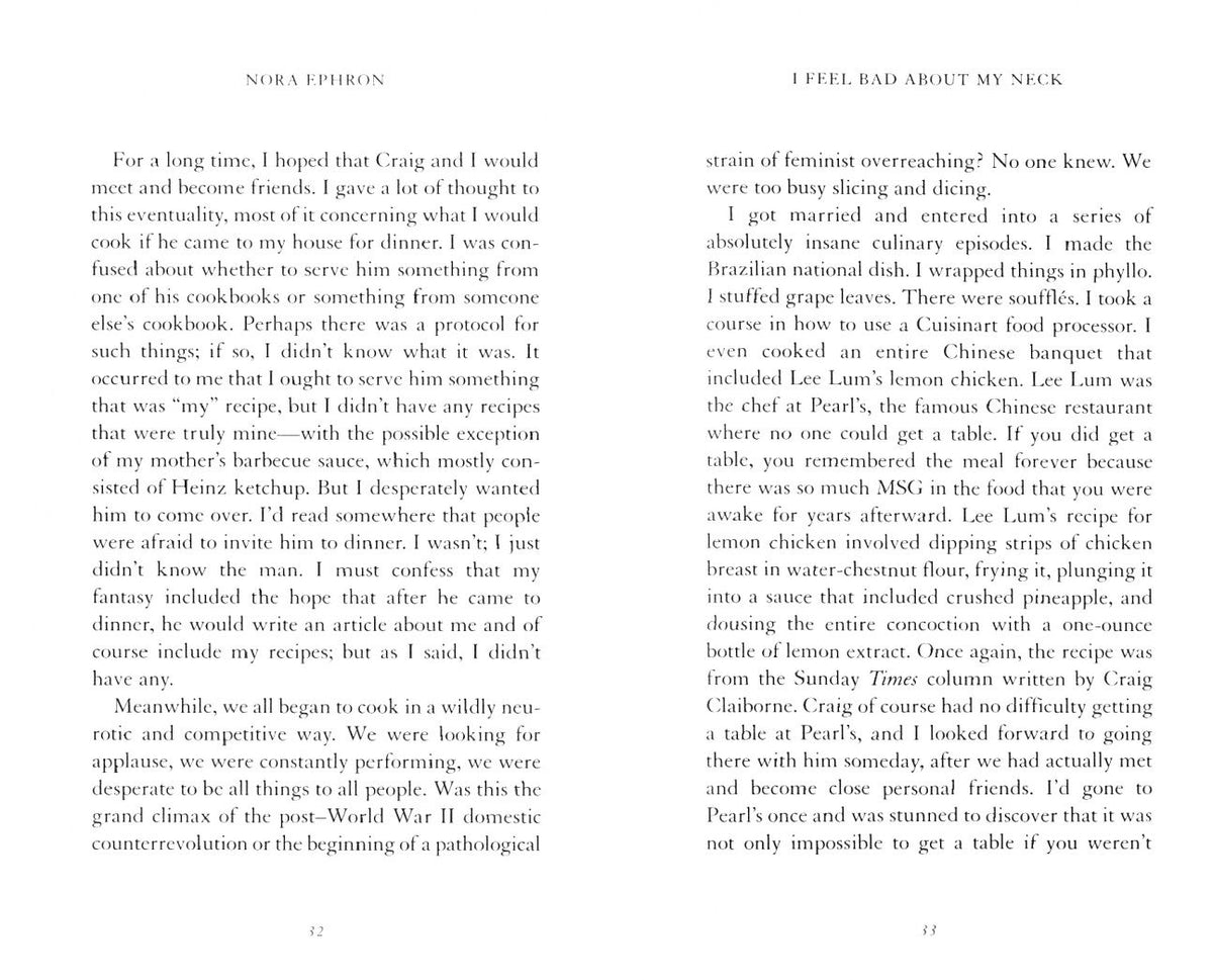 Nora Ephron: I Feel Bad About My Neck. Dolly Alderton introduction