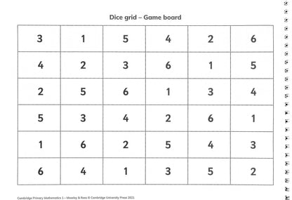 Janet Rees: Cambridge Primary Mathematics. 2nd Edition. Stage 1. Games Book with Digital Access