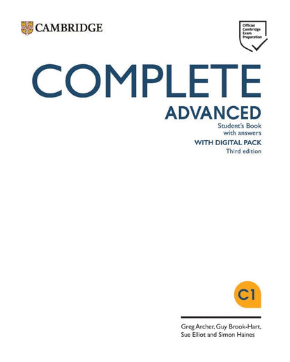 Greg Archer: Complete. Advanced. Third Edition. Student's Book with Answers with Digital Pack