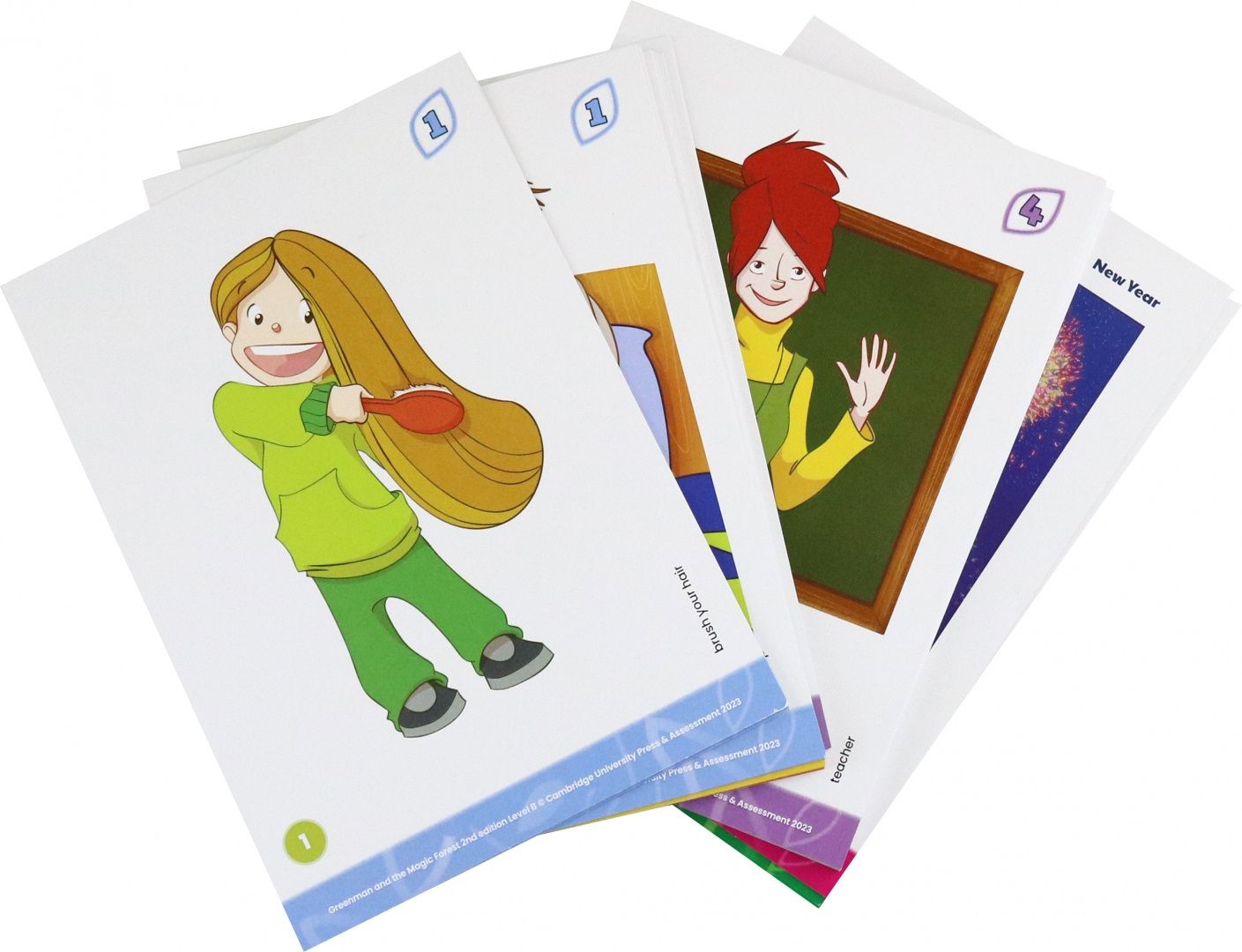Marilyn Miller: Greenman and the Magic Forest. 2nd Edition. Level B. Flashcards