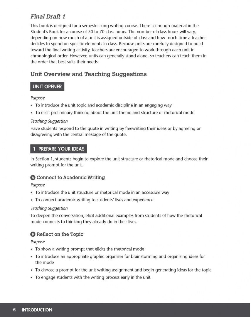 David Bohlke: Final Draft. Level 1. Teacher's Manual