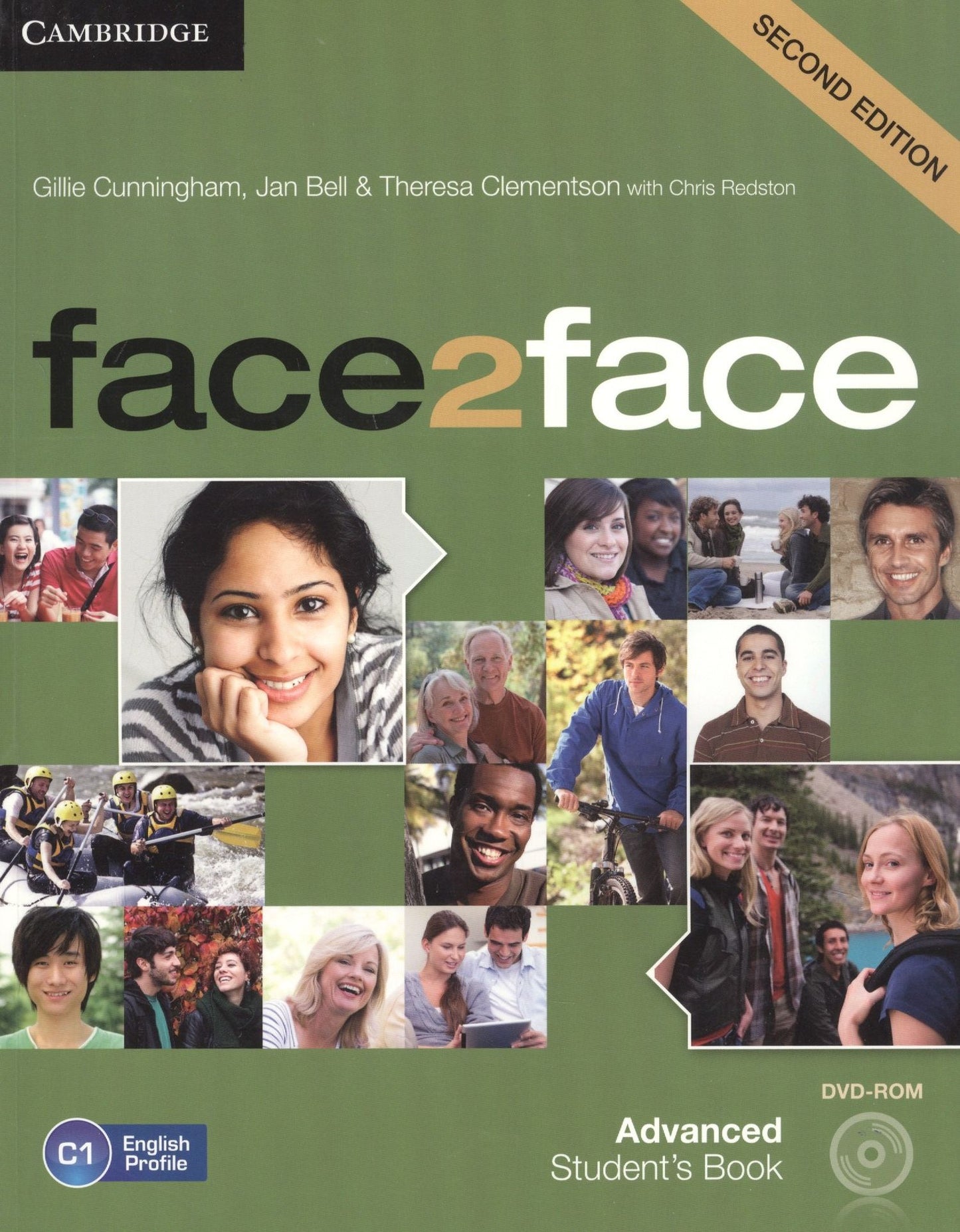 Джилли Каннингэм: Face2Face 2Ed Adv SB +DVD