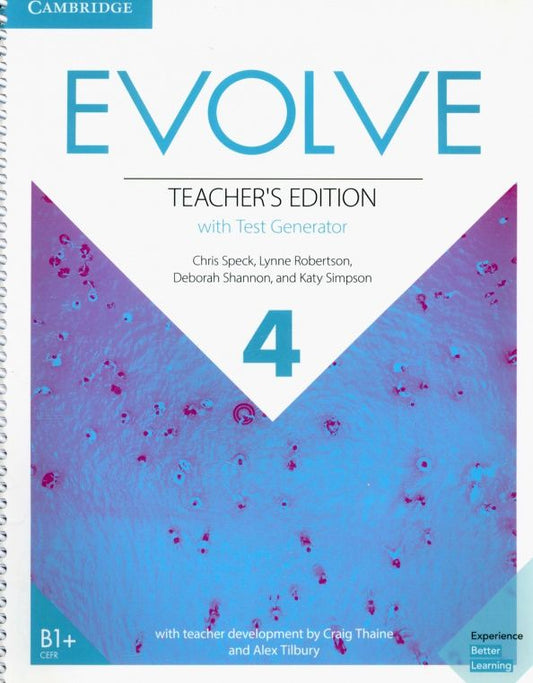 Deborah Shannon: Evolve. Level 4. Teacher's Edition with Test Generator