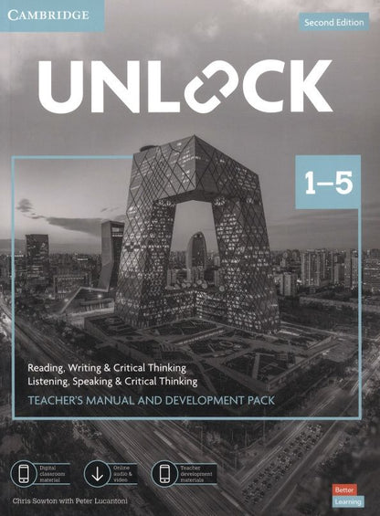 Jessica Williams: Unlock. 2nd Edition. Levels 1–5. Teacher’s Manual and Development Pack with Downloadable Audio