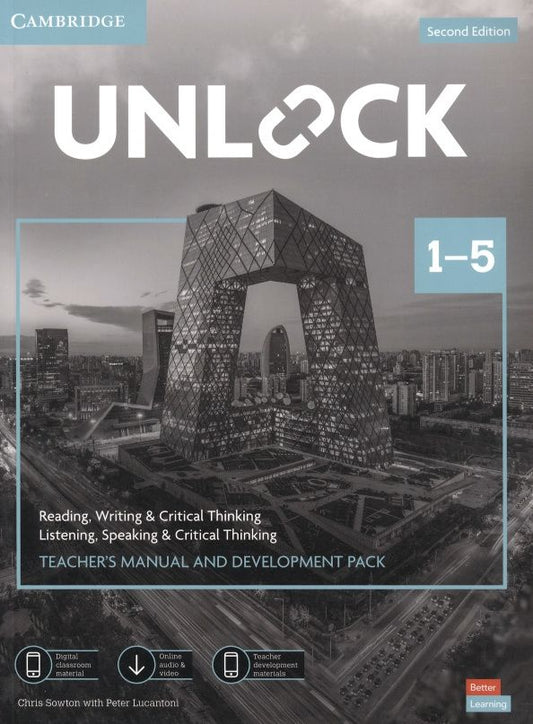Jessica Williams: Unlock. 2nd Edition. Levels 1–5. Teacher’s Manual and Development Pack with Downloadable Audio