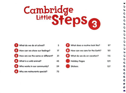 Gabriela Zapiain: Cambridge Little Steps. Level 3. Student's Book