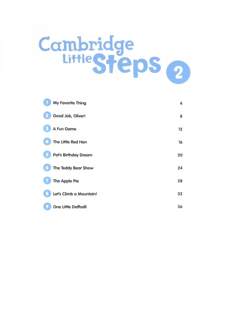 Cambridge Little Steps. Level 2. Big Book