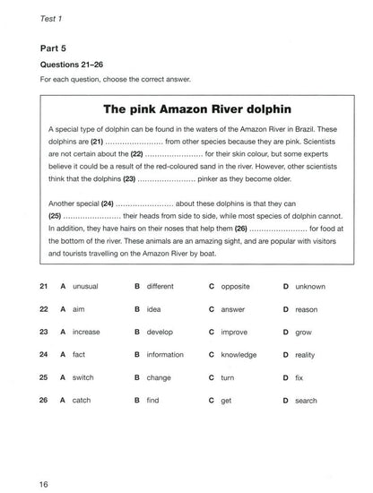 B1 Preliminary 2 for the Revised 2020 Exam. Student's Book without Answers