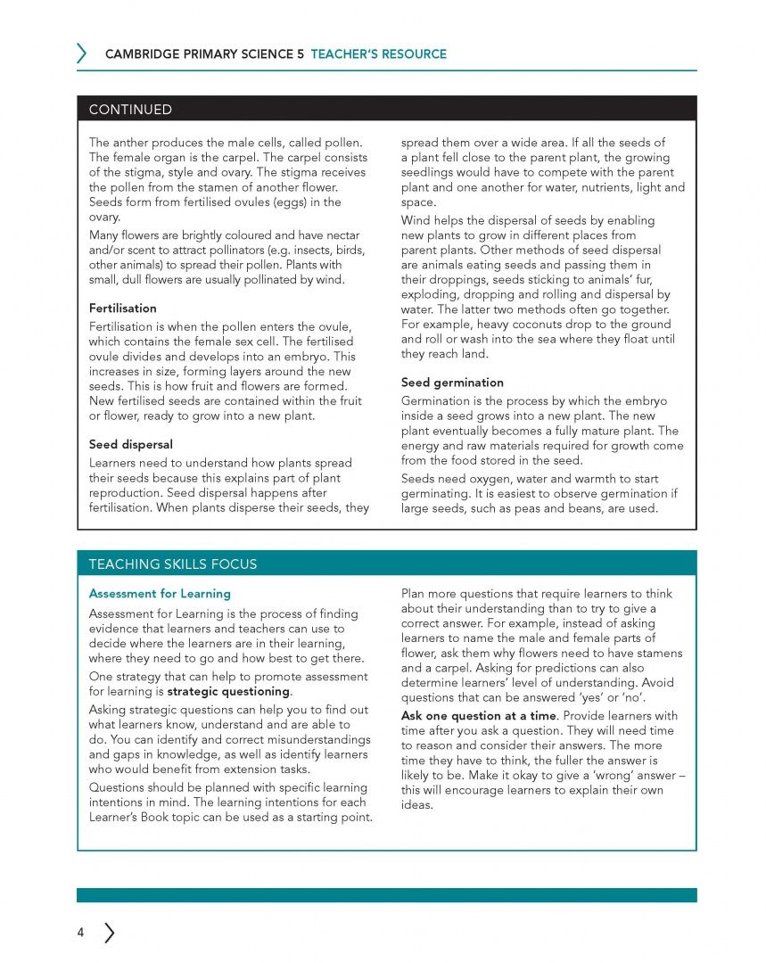 Fiona Baxter: Cambridge Primary Science. 2nd Edition. Stage 5. Teacher's Resource with Digital Access