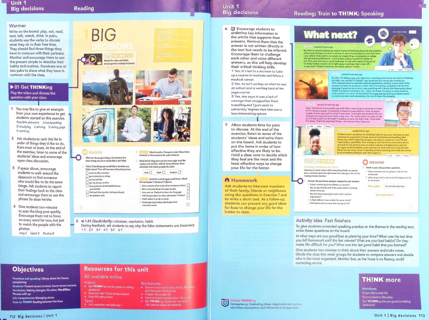 Brian Hart: Think. Level 3. B1+. Second Edition. Teacher's Book with Digital Pack