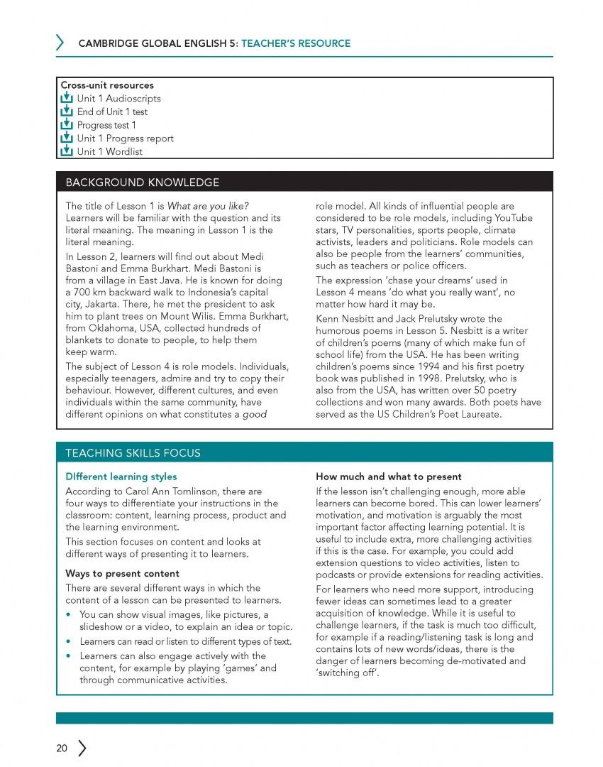 Helen Tiliouine: Cambridge Global English. 2nd Edition. Stage 5. Teacher's Resource with Digital Access