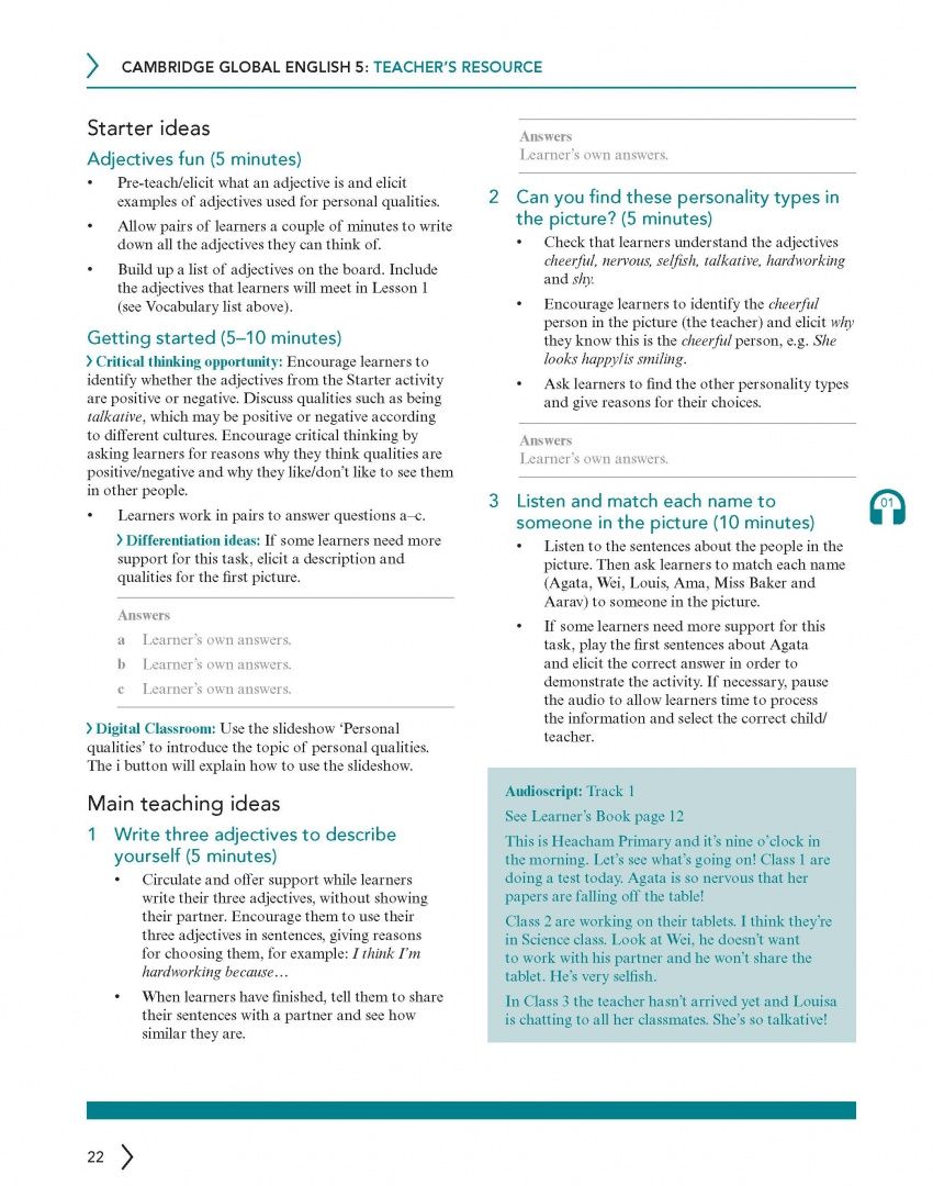 Helen Tiliouine: Cambridge Global English. 2nd Edition. Stage 5. Teacher's Resource with Digital Access