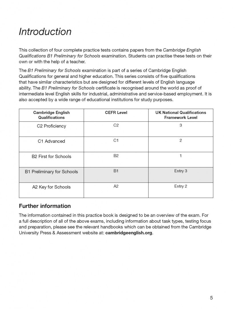 B1 Preliminary for Schools 2 for the Revised 2020 Exam. Student's Book without Answers