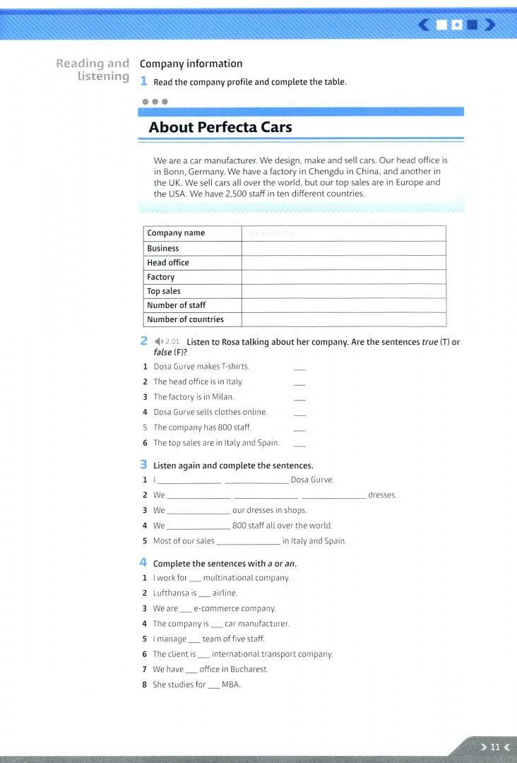 Ed Pegg: Business Partner. A1. Workbook