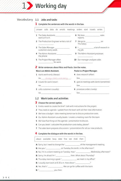 Madeleine Williamson: Business Partner. A2. Workbook