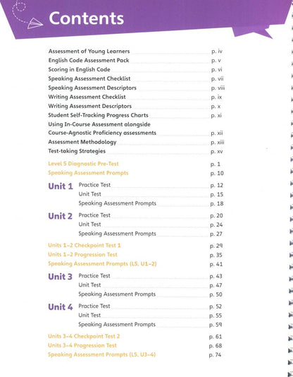 Sarah Lewis: English Code. Level 5. Assessment Book