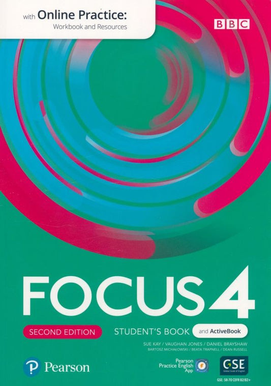 Sue Kay: Focus. Second Edition. Level 4. Student's Book and Active Book with Online Practice with PPE App