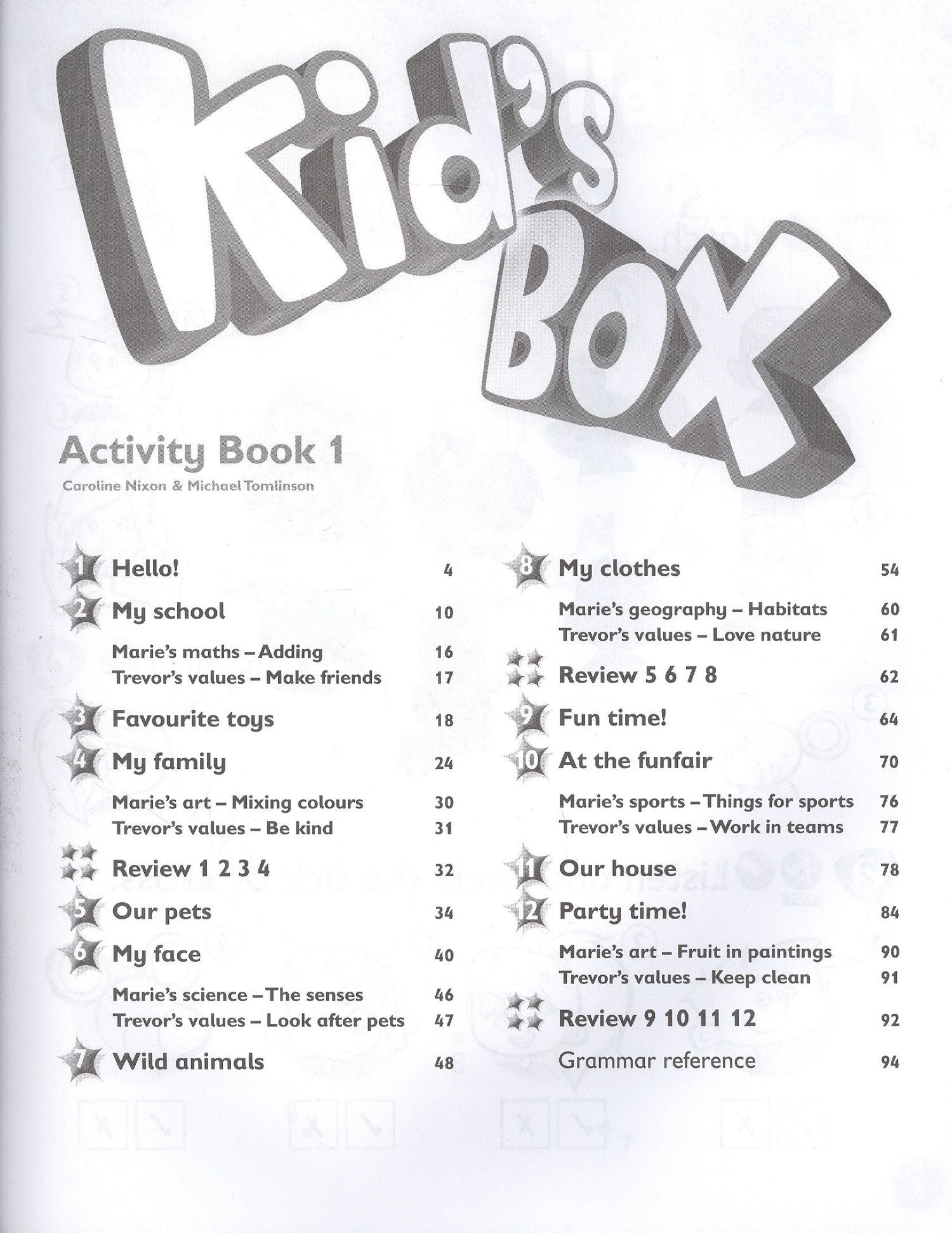 Caroline Nixon: Kids Box. British English. Activity Book 1 with Online Resources. Updated Second Edition