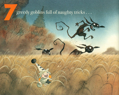 Grimly Gris: Ten Spooky Pumpkins