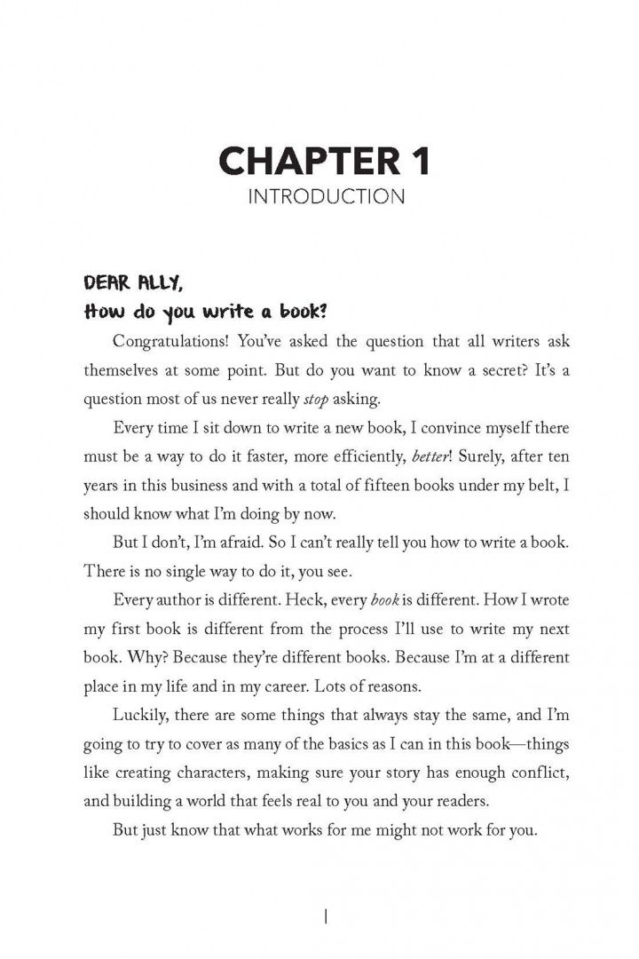 Ally Carter: Dear Ally, How Do You Write a Book?