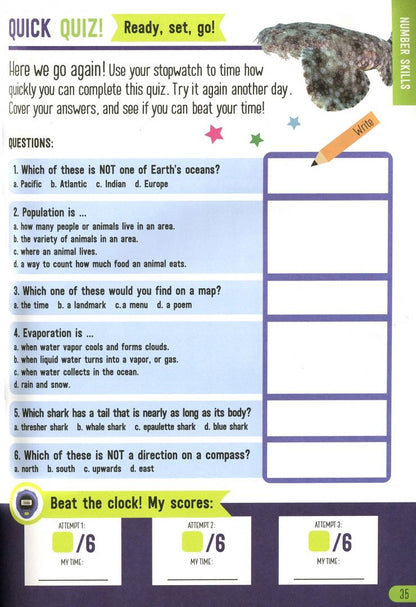 Quick Smarts Sharks Workbook
