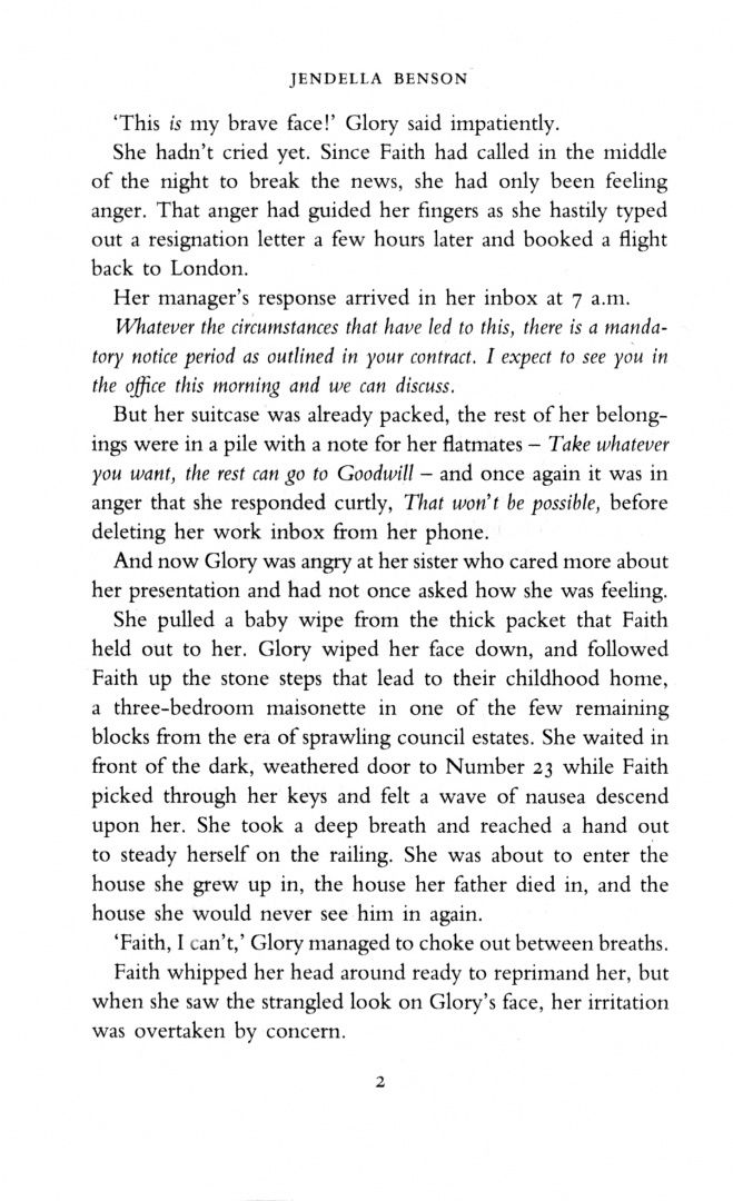 Jendella Benson: Hope & Glory