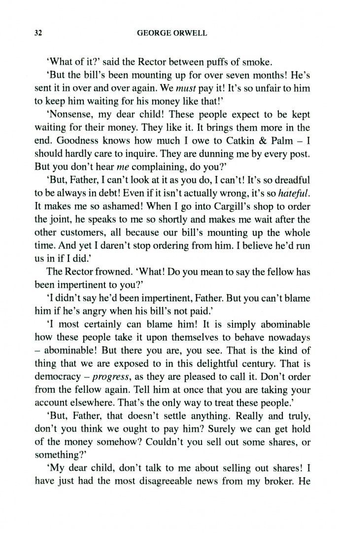 George Orwell: A Clergyman's Daughter