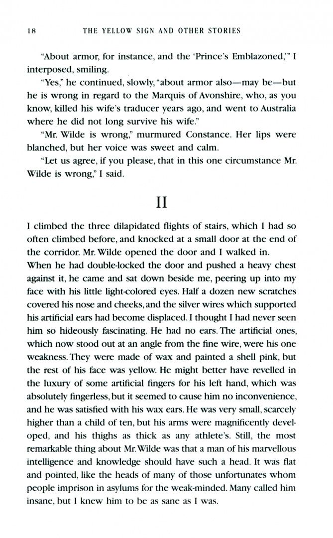 Robert Chambers: The Yellow Sign and Other Stories