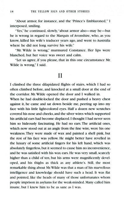 Robert Chambers: The Yellow Sign and Other Stories