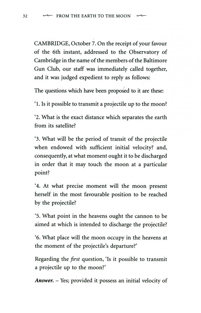 Jules Verne: From the Earth to the Moon